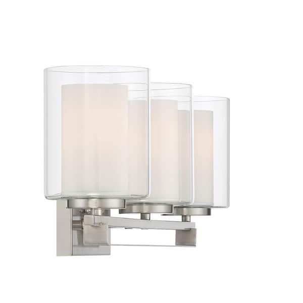 Parsons Studio 4-Light Brushed Nickel Bath Light Parsons Studio 4-Light Brushed Nickel Bath Light