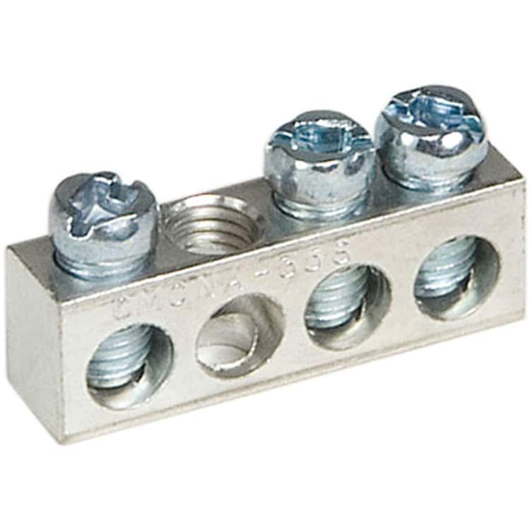 Square D 3 Terminal Ground Bar Kit for QO/Homeline Electrical Panel/Load Center