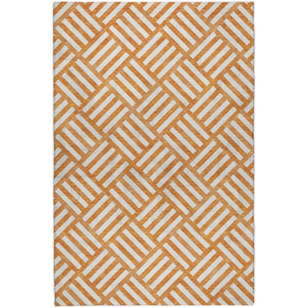 Dream Shag Premium Machine Washable Abstract ADS620 Orange 10 ft. x 14 ft. Area Rug price history on PriceWatchPro