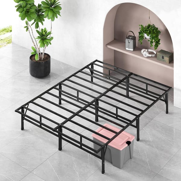 Zinus Smartbase Compack King Metal Bed Frame Hd Asb K The Home Depot Zinus Smartbase Compack King Metal Bed, Smart Base Bed Frame King