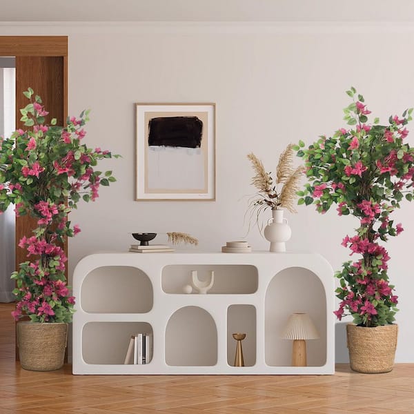 Artificial Bougainvillea Tree 5.4 ft. Silk Flowers Realistic
