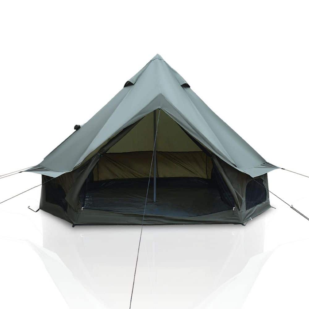 IMAGACFUN Glamping Series 4-Person Polyester 4 Season Bell Tent