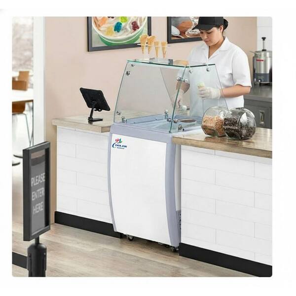 Cooler Depot 26 in. 5.6 cu. ft. 4 Tub Manual Defrost Ice Cream