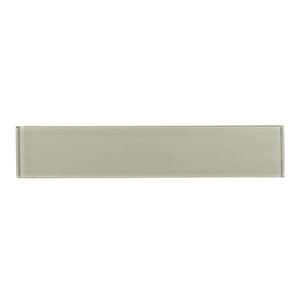 Kwiet Wisper White Glossy 2-7/8 in. x 14-3/8 in. Smooth Glass Subway Wall Tile (8.7 sq. ft./Case)