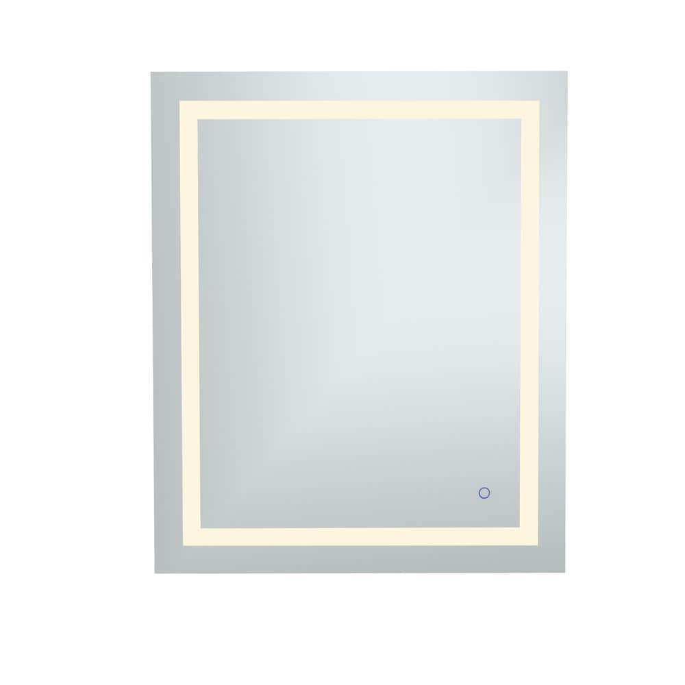 Timeless 30 in. W x 36 in. H Framed Rectangular LED Light Bathroom Vanity M