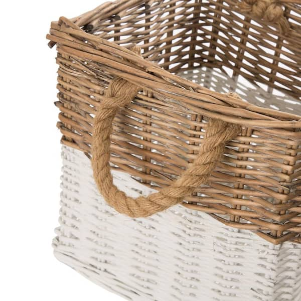 Farmlyn Creek 3-pack 9 Inch Square Wicker Storage Baskets With