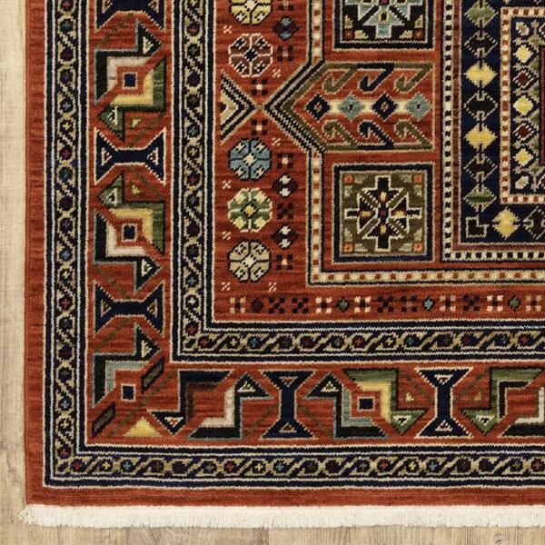 ACME Furniture　TRIGON RUG AVERLEY HOME Lillian Red/Multi-Colored 10 ft. x 13 ft