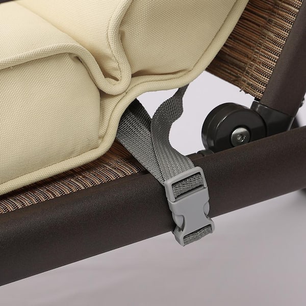 Aoodor 22 in. x 72 in. Outdoor Chaise Lounge Cushion in