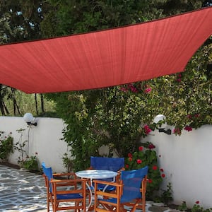 185 GSM Rectangle Sun Shade Sail, for Patio Garden and Swimming Pool