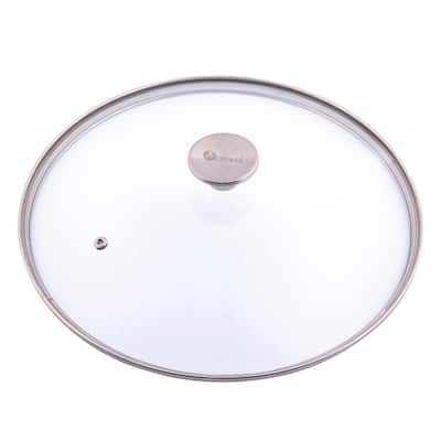 Glass Lid with Stainless Steel Knob for 13 in. Skillet