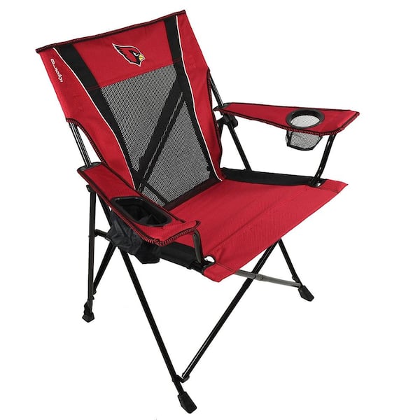 Unbranded Premium Pro Football Arizona Cardinals Red Polyester Camping Chair with Cup Holder