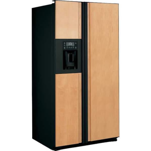 GE Profile 23.34 cu. ft. Side by Side Refrigerator in Black, Counter Depth