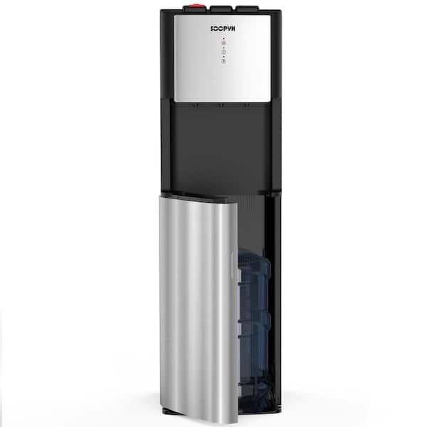 Self Cleaning Bottom Loading Stainless Steel Water Cooler Water Dispenser,3-Temperatures,UL/Energy Star Approved,Black