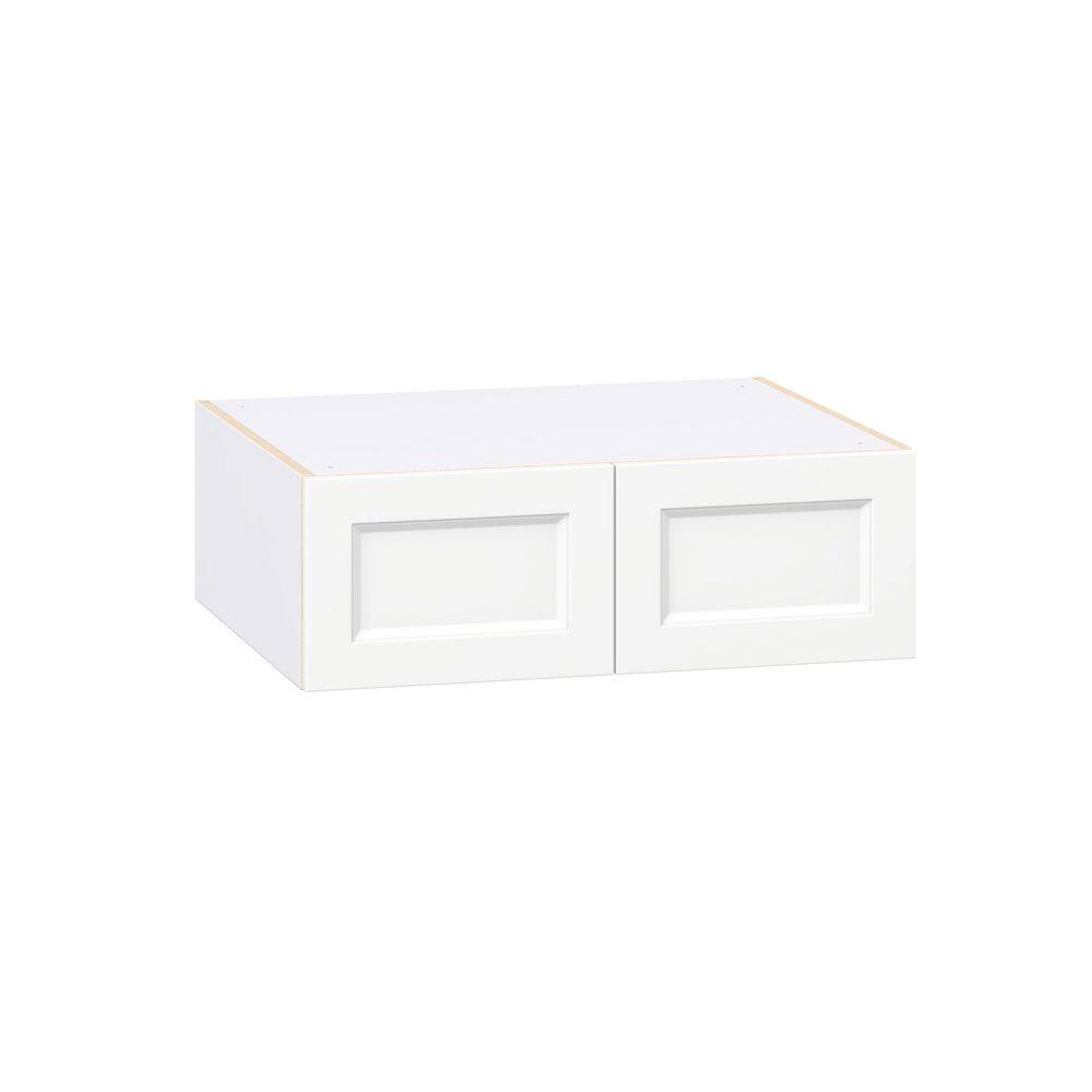 Laramie 30 in. W x 24 in. D x 10 in. H Assembled Wall Bridge Kitchen Cabinet in Painted Bright White price history on PriceWatchPro