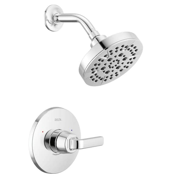 Lineax 1-Handle Shower Trim in Chrome (Valve Not Included)