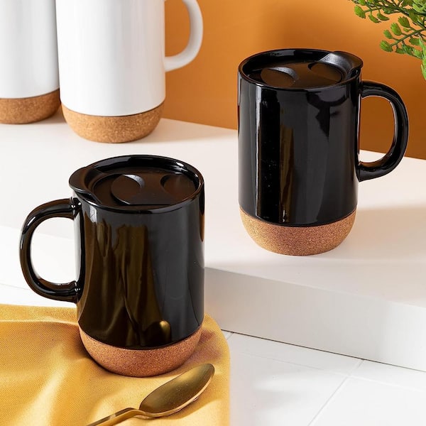 Quinton Monogrammed Insulated Coffee Mug - Home Wet Bar