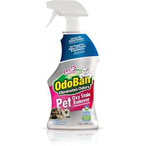 32 oz. Pet Oxy Stain Remover, Oxygen Activated Hydrogen Peroxide Pet Stain Remover for Carpet & Fabric, Fragrance Free