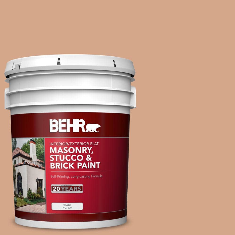 5 gal. #PPU3-11 Autumn Air Flat Interior/Exterior Masonry, Stucco and Brick