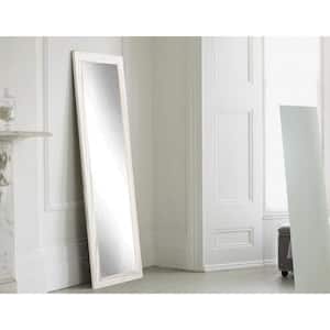 Oversized White Wood Farmhouse Rustic Mirror (70.5 in. H X 15.5 in. W)