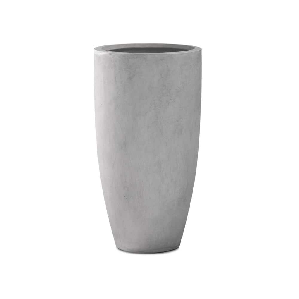 13.39 in. x 23.62 in. Round Natural Finish Lightweight Concrete & Fiberglas