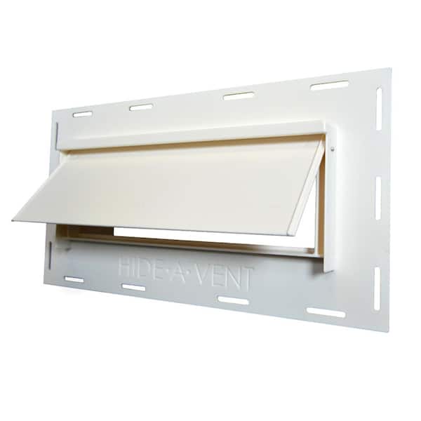 HIDE-A-VENT 10 in. Rectangular Exterior Vent for Kitchen Exhaust Fans