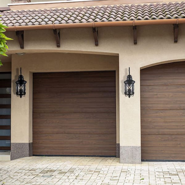 Chandler 3-Light Oil Rubbed Bronze Outdoor Wall Light Fixture with Seeded Glass