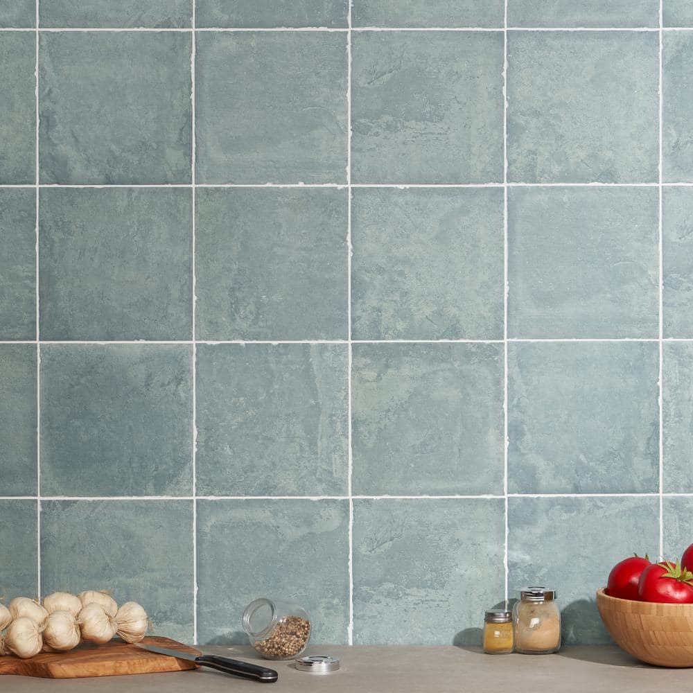 Patras Green 8x8 Matte Porcelain Floor and Wall Tile