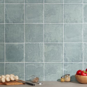 Patras Green 7.87 in. x 7.87 in. Matte Porcelain Floor and Wall Tile (10.76 sq. ft./Case)