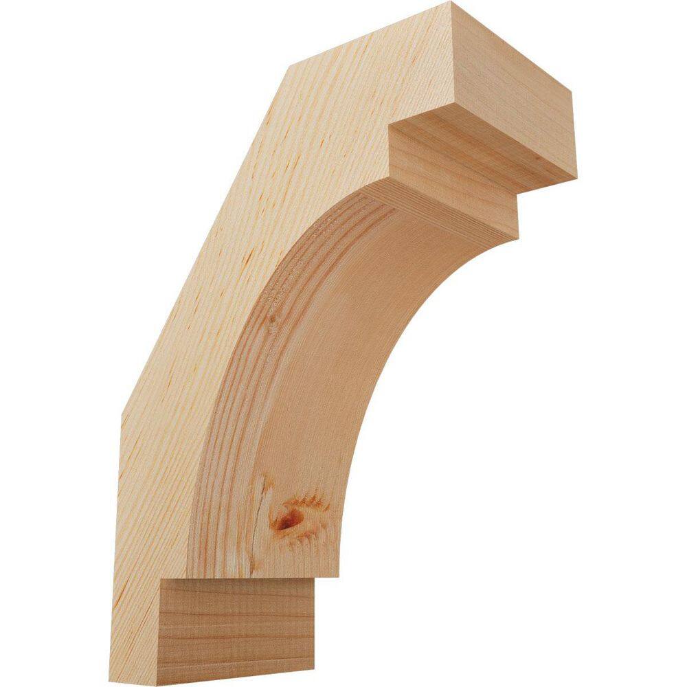 "5 1/2""W x 10""D x 14""H Merced Smooth Knee Brace, Douglas Fir" price history on PriceWatchPro