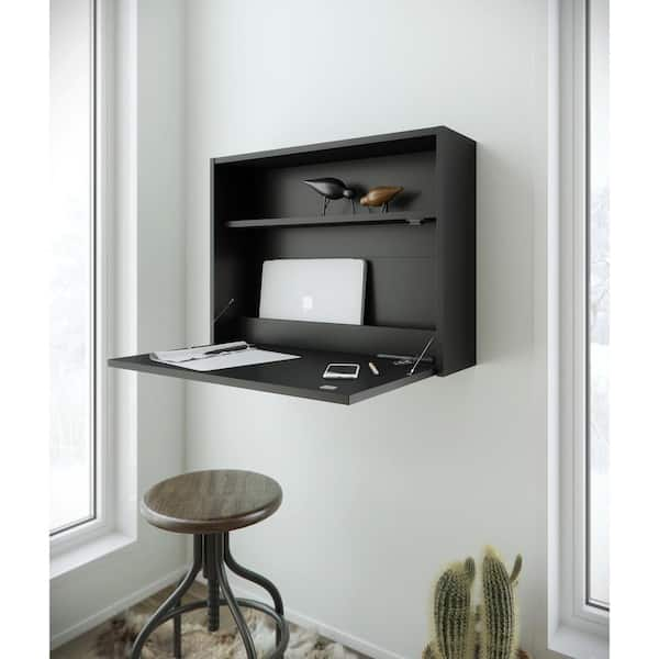 drop down secretary desk wall mounted