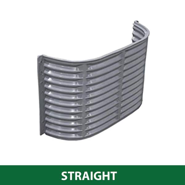 37 in. W x 12 in. D x 24 in. H Straight Plastic Area Window Well