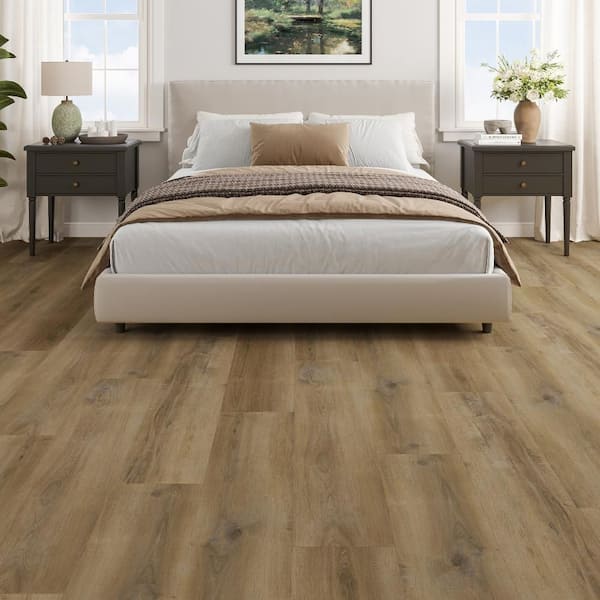 Lifeproof Wild Plum Oak 22 MIL x 9 in. W x 48 in. L Click Lock