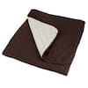 Home Details 75 in. x 110 in. Double Side Sofa Furniture Protector Cover  1682-CHOC-TAUPE - The Home Depot