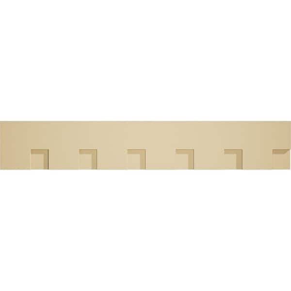 1 in. D x 8 in. W x 40 in. L Primed Polyurethane Panel Moulding