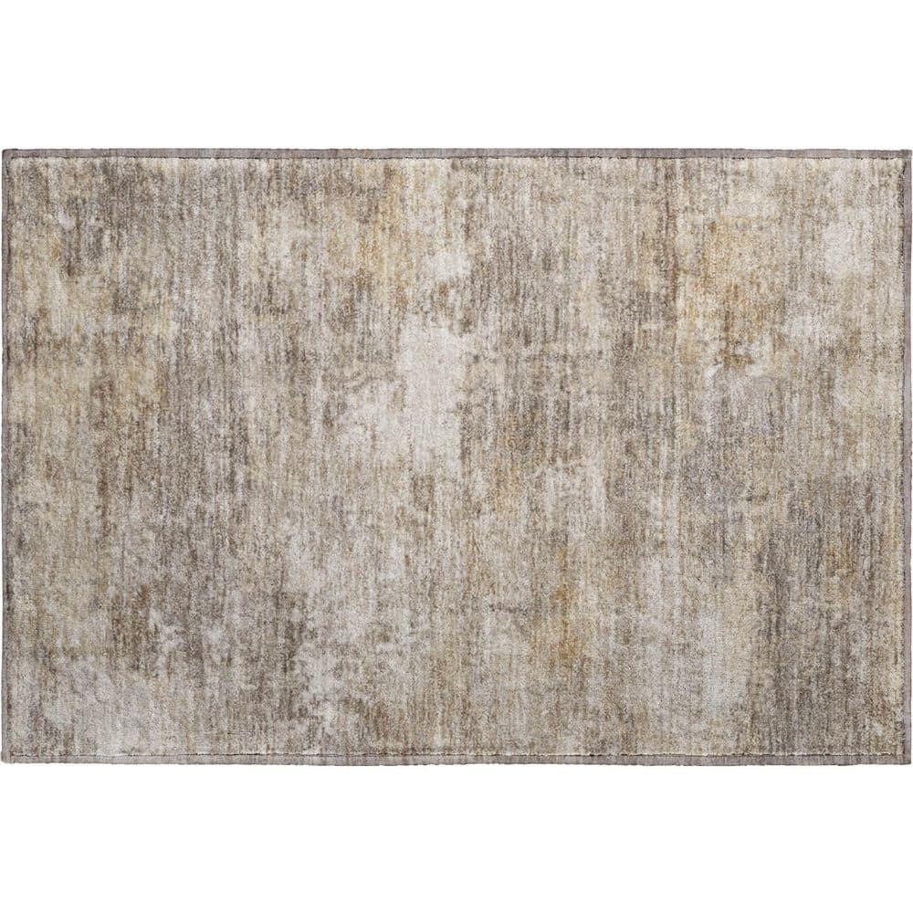 Mayfield Premium Machine Washable Abstract AMF2369 Pewter 2 ft. x 3 ft. Accent Rug price history on PriceWatchPro