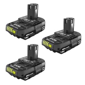 ONE+ 18V Lithium-Ion 2.0 Ah Compact Battery (3-Pack)