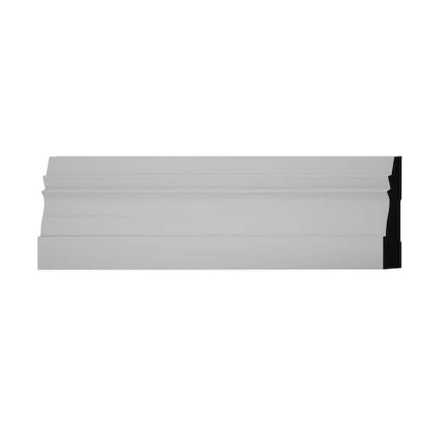 Ekena Millwork WM631 0.56 in. D x 3.25 in. W x 6 in. L Wood (Finger-Joint Pine) Baseboard Moulding Sample