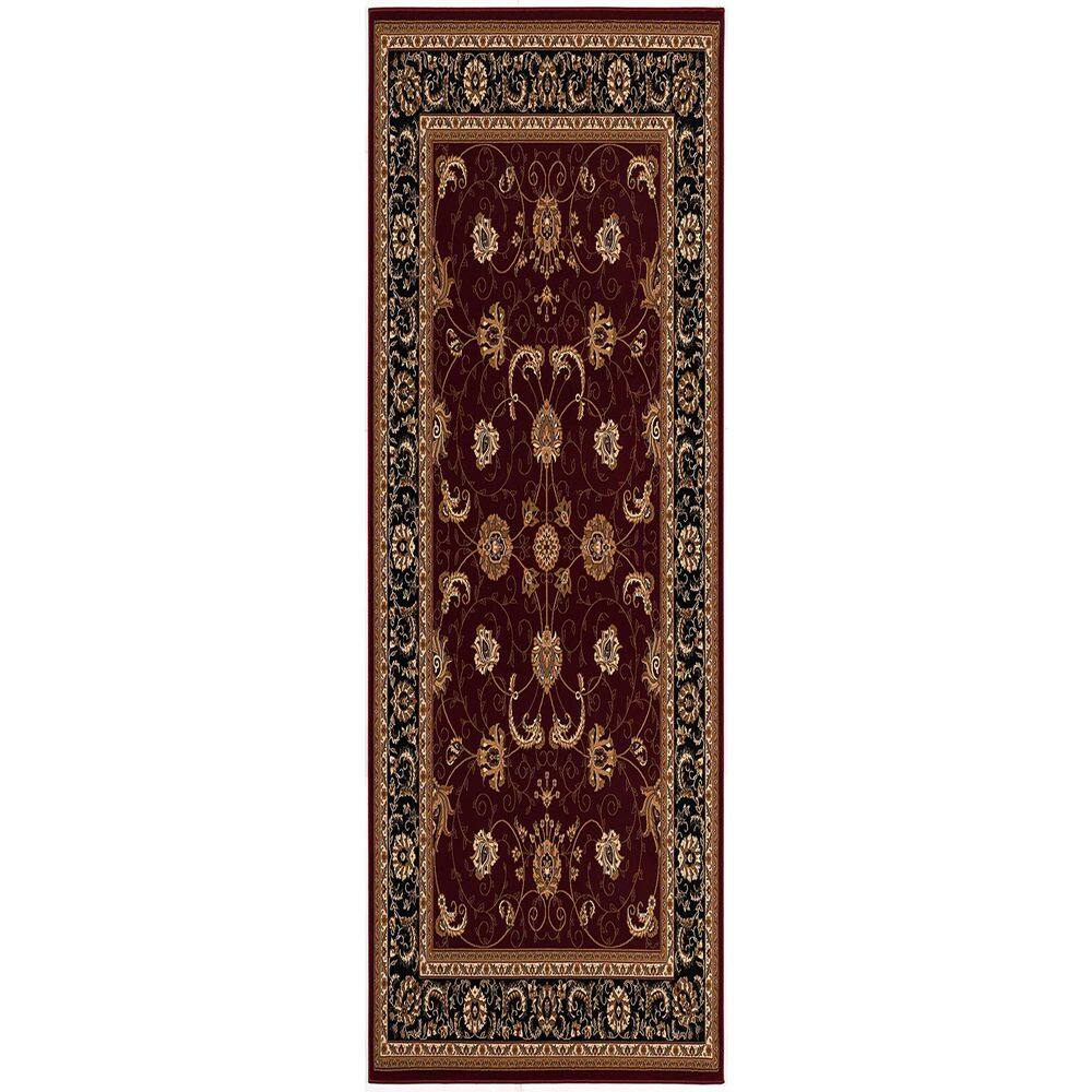 Majestic Red 2 ft. 3 in. x 10 ft. Traditional Runner Area Rug Transitional price history on PriceWatchPro