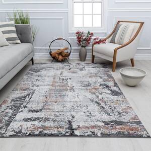 Rugs America Cadence Alabaster Beige 9 ft. x 12 ft. Area Rug RA30787 ...