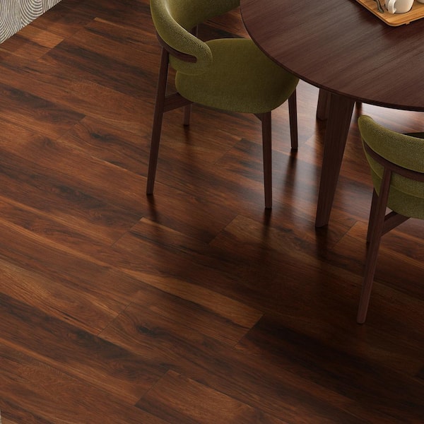 Krono Original River Penfold Hickory 10 mm T x 8 in. W Waterproof Laminate Wood Flooring (18.6 sqft/case)