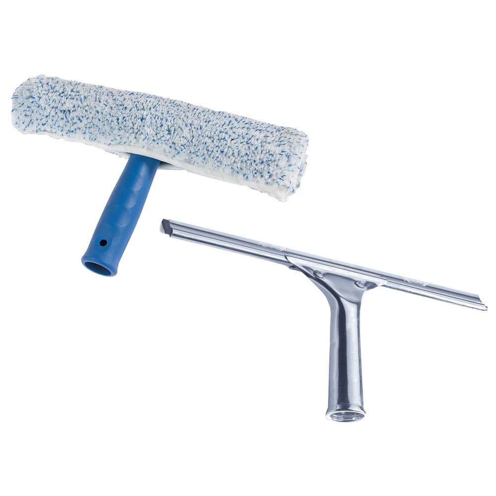 1pc Silicone & Stainless Steel Blade Window Squeegee For Home