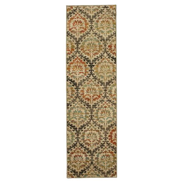 Home Decorators Collection Sondra Oyster 2 ft. x 7 ft. Runner Rug