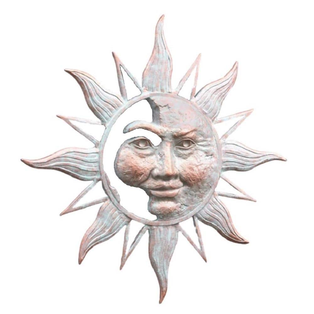 Half Face Sun Wall Plaque