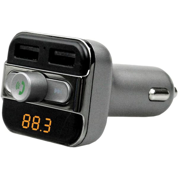 Supersonic Bluetooth FM Transmitter with Dual USB and Multi-function Knob