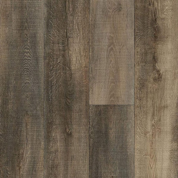 SELKIRK FLOORS Take Home Sample - 7.20 in. W x 4 in. L Scenic Lake Shore Waterproof Click Lock Luxury Vinyl Plank Flooring