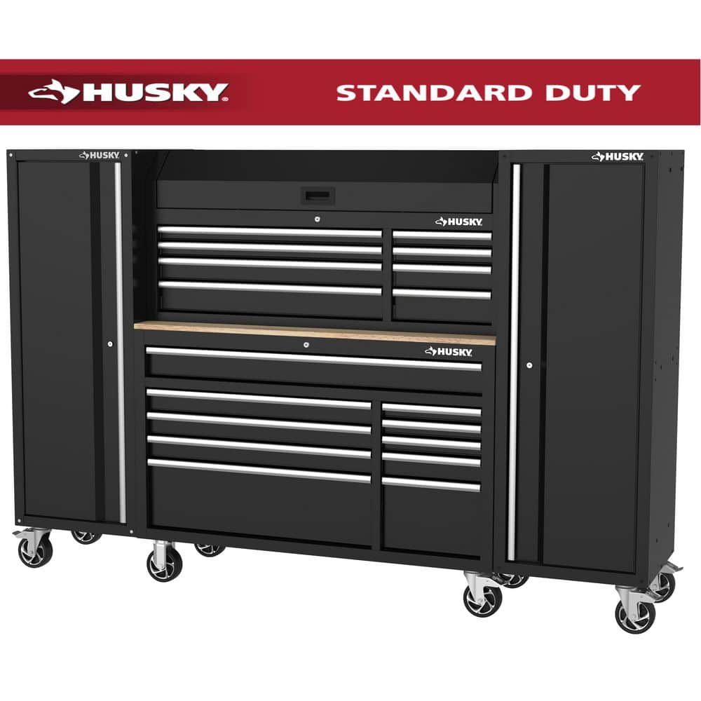 ジョージ　富士通 XL-4405 #7 Husky Modular Tool Storage 92 in. W Standard Duty Black Mobile