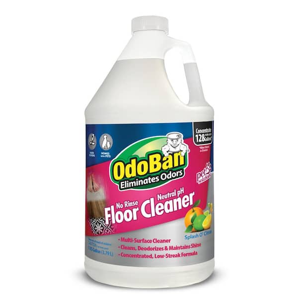 1 Gal. No Rinse Neutral pH Floor Cleaner, Concentrated Hardwood and Laminate Floor Cleaner, Streak Free