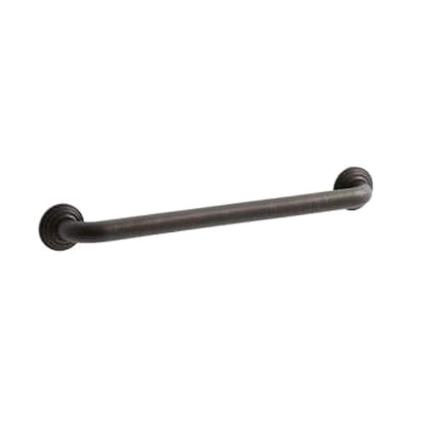 KOHLER Traditional 18 in. x 2-13/16 in. Concealed Screw Grab Bar in Oil-Rubbed Bronze