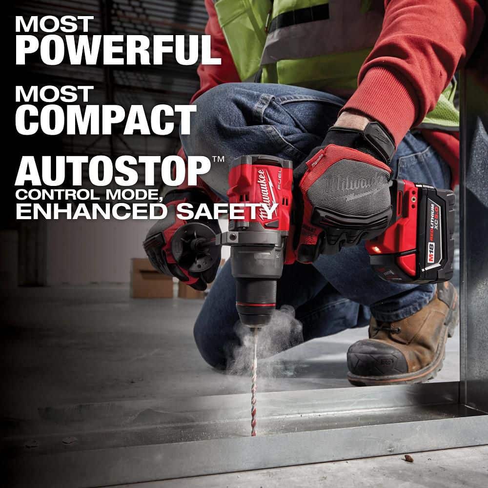 Milwaukee M18 FUEL 18V Lithium Ion Brushless Cordless Combo Kit 5 Tool with Two 5.0Ah Batteries 1 - Image 5