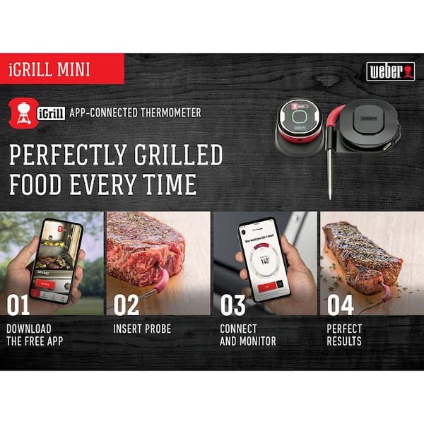 Weber 7202 iGrill Mini Digital Bluetooth Enabled Grill/Meat Thermometer 